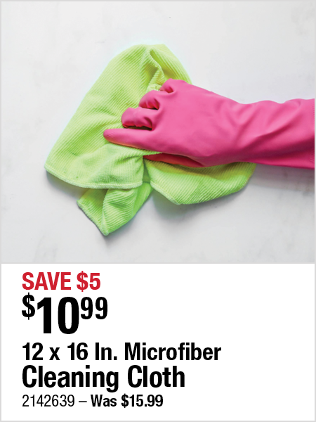 12 x 16 In. Microfiber Cleaning Cloth